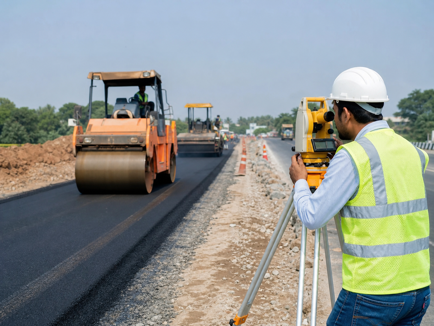 Road construction quality control
